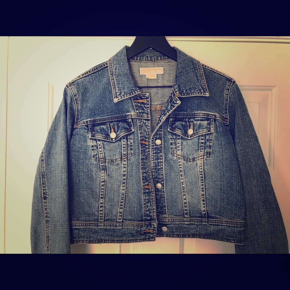 Michael Kors Cropped Denim Jacket